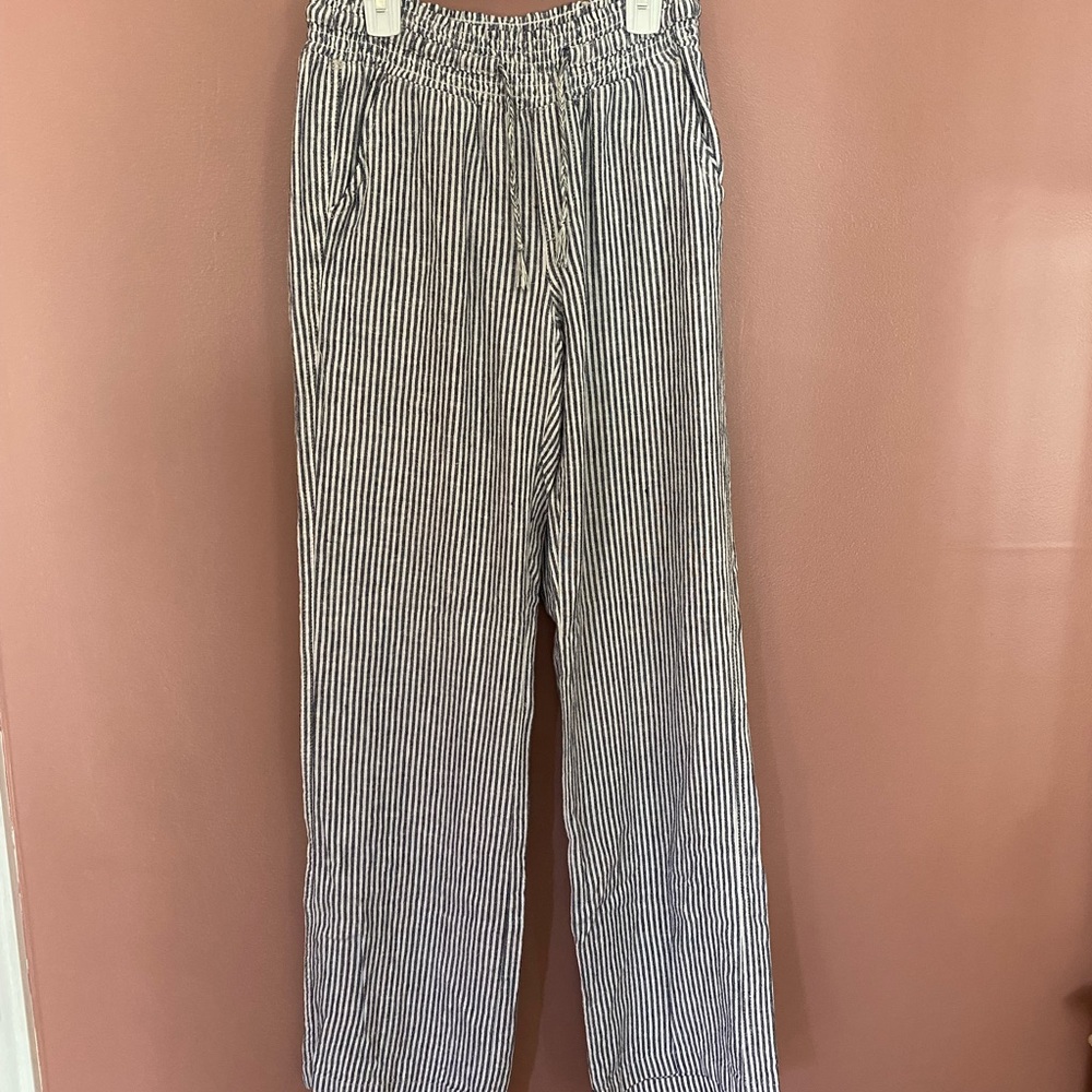 Flowy Striped Pants, Size S